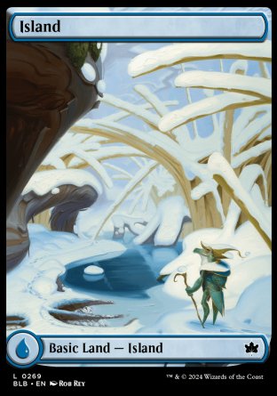 (269) Magic The Gathering Bloomburrow Single: Island (V.4)  Land