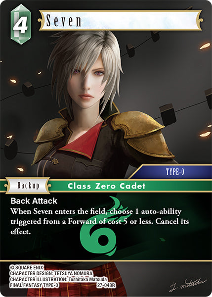 (048) Final Fantasy TCG Journey of Discovery Single: Seven (27-048) (V.1) Rare