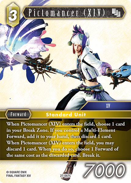 (067) Final Fantasy TCG Journey of Discovery Single: Pictomancer (XIV) (27-067) Common
