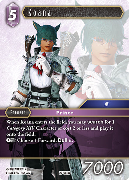 (082) Final Fantasy TCG Journey of Discovery Single: Koana (27-082) Rare