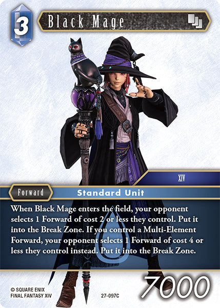 (097) Final Fantasy TCG Journey of Discovery Single: Black Mage (27-097) Common