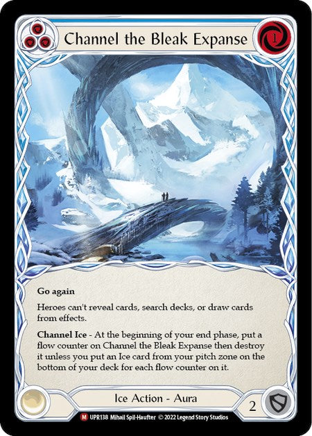 (UPR138) Flesh & Blood TCG Uprising Single: Channel the Bleak Expanse (Regular) Majestic