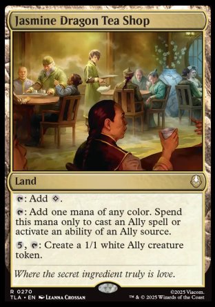 (270) Magic The Gathering Magic: The Gathering | Avatar: The Last Airbender Single: Jasmine Dragon Tea Shop Rare