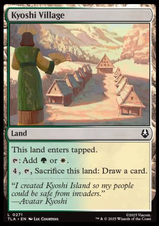 (271) Magic The Gathering Magic: The Gathering | Avatar: The Last Airbender Single: Kyoshi Village Holo Common