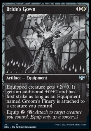 (271) Magic The Gathering Innistrad: Double Feature Single: Bride's Gown Holo Uncommon