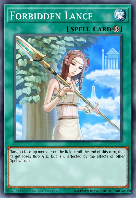 (058) YuGiOh TCG RA02: 25th Anniversary Rarity Collection II Single: Forbidden Lance (V.3 - Secret Rare)  Secret Rare