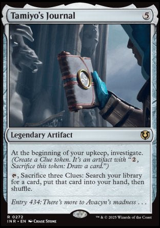 (272) Magic The Gathering Innistrad Remastered Single: Tamiyo's Journal Holo Rare