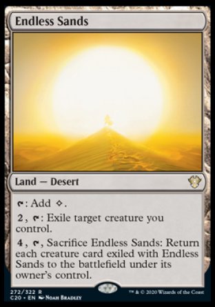 (272/322) Magic The Gathering Commander: Ikoria Single: Endless Sands Rare