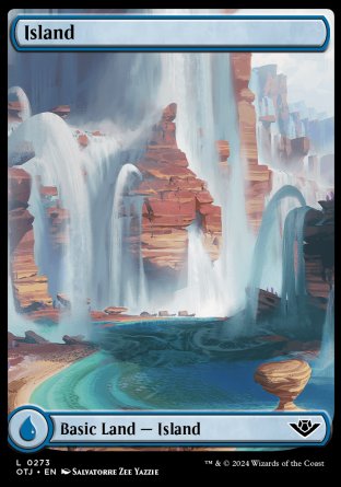 (273) Magic The Gathering Outlaws of Thunder Junction Single: Island (V.1) Land