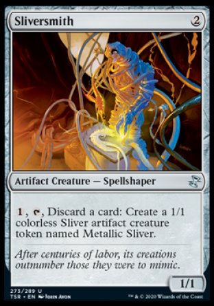 (273/289) Magic The Gathering Time Spiral Remastered Single: Sliversmith Uncommon