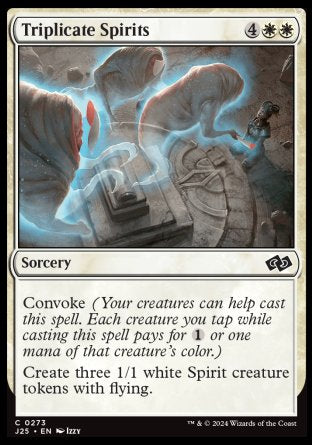 (273) Magic The Gathering Foundations Jumpstart Single: Triplicate Spirits Common