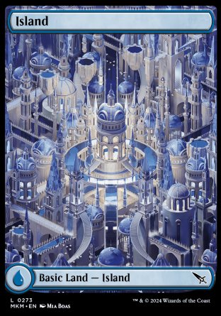 (273) Magic The Gathering Murders at Karlov Manor Single: Island (V.1) Land