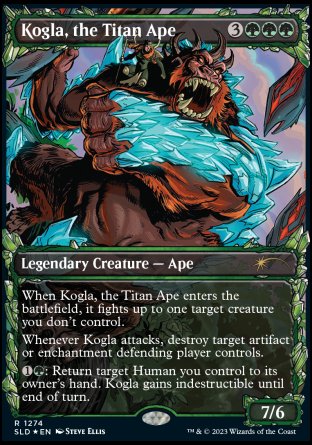 (274) Magic The Gathering Secret Lair Commander Deck: From Cute to Brute Single: Woodland Chasm Common