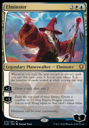 (274) Magic The Gathering Commander Legends: Battle for Baldur's Gate Single: Elminster Mythic
