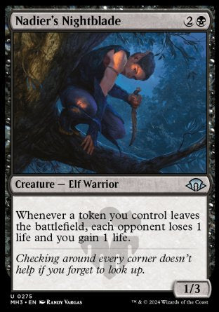 (275) Magic The Gathering Modern Horizons 3 Single: Nadier's Nightblade Uncommon