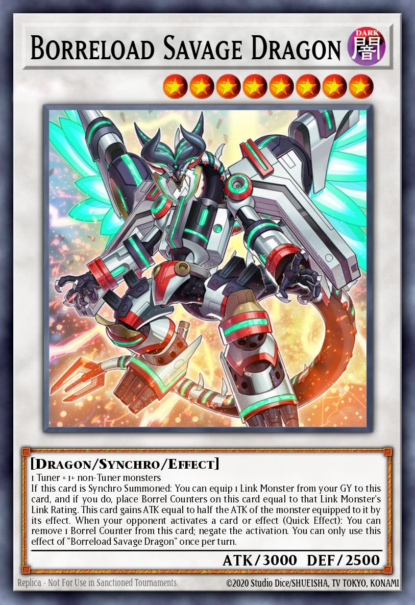 (017) YuGiOh TCG MP20: 2020 Tin of Lost Memories Mega Pack Single: Borreload Savage Dragon Secret Rare