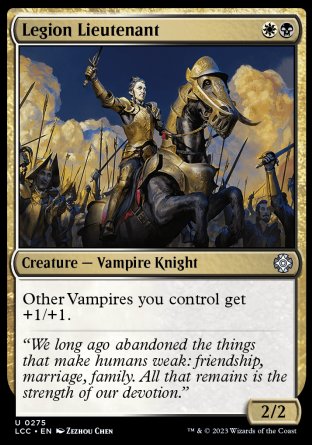 (275) Magic The Gathering Commander: The Lost Caverns of Ixalan Single: Legion Lieutenant Uncommon