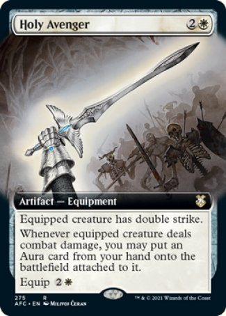 (275) Magic The Gathering Commander: Adventures in the Forgotten Realms: Extras Single: Holy Avenger Rare