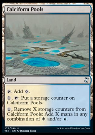 (275/289) Magic The Gathering Time Spiral Remastered Single: Calciform Pools Holo Uncommon