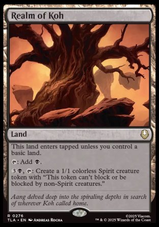 (276) Magic The Gathering Magic: The Gathering | Avatar: The Last Airbender Single: Realm of Koh Rare