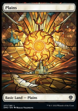 (277) Magic The Gathering Dominaria United Single: Plains (V.4) Land