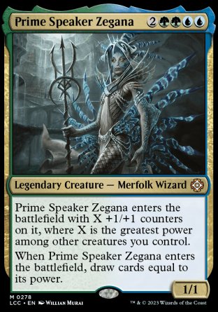 (278) Magic The Gathering Commander: The Lost Caverns of Ixalan Single: Prime Speaker Zegana Mythic