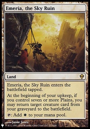 (213) Magic The Gathering The List Single: Emeria, the Sky Ruin Rare