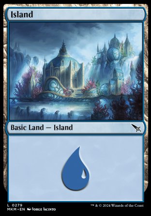 (279) Magic The Gathering Murders at Karlov Manor Single: Island (V.2) Holo Land