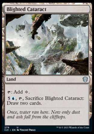 (279) Magic The Gathering Commander: Strixhaven Single: Blighted Cataract Uncommon