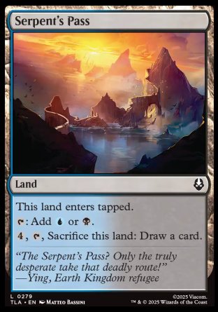 (279) Magic The Gathering Magic: The Gathering | Avatar: The Last Airbender Single: Serpent's Pass Holo Common