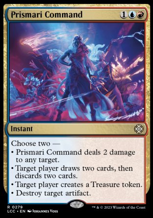 (279) Magic The Gathering Commander: The Lost Caverns of Ixalan Single: Prismari Command Rare