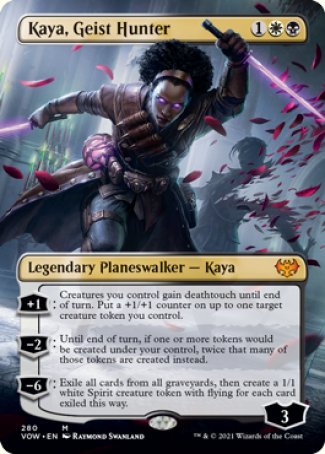(280) Magic The Gathering Innistrad: Crimson Vow: Extras Single: Kaya, Geist Hunter Mythic