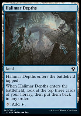 (280/322) Magic The Gathering Commander: Ikoria Single: Halimar Depths Common