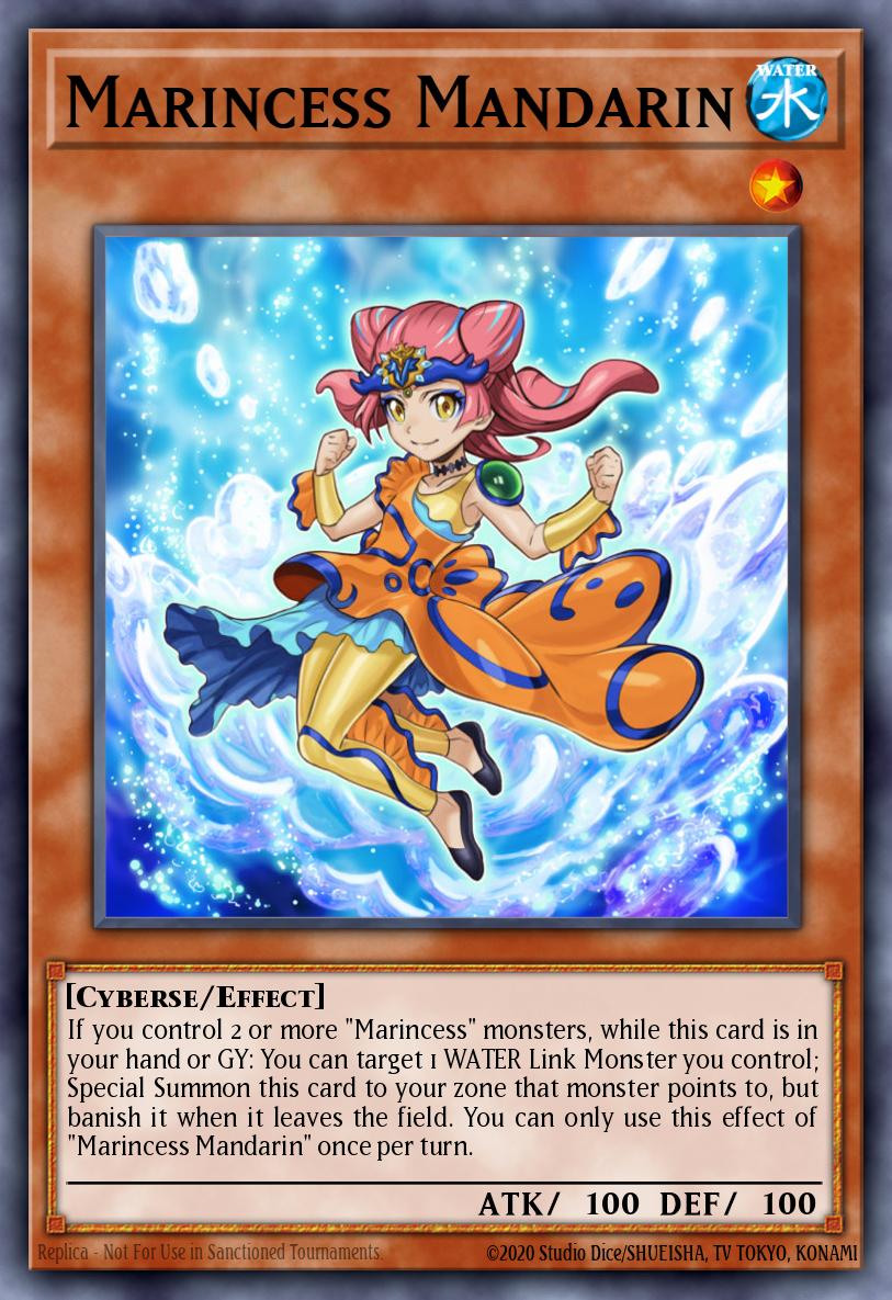 (147) YuGiOh TCG MP20: 2020 Tin of Lost Memories Mega Pack Single: Marincess Mandarin Common