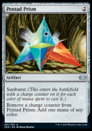 (281/332) Magic The Gathering Double Masters Single: Pentad Prism Holo Uncommon