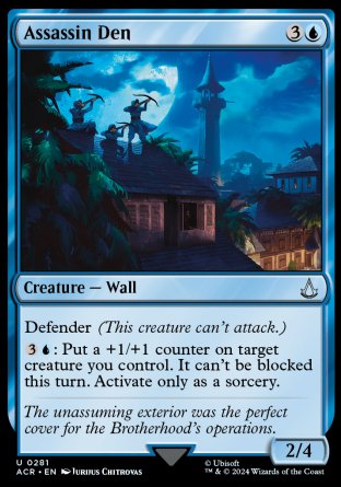 (281) Magic The Gathering Universes Beyond: Assassin's Creed: Extras Single: Assassin Den Uncommon