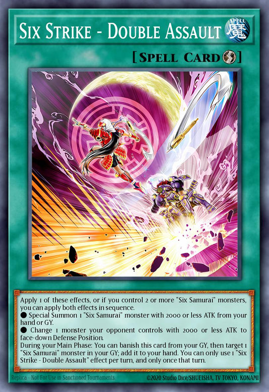 (419) YuGiOh TCG MP25: 2025 Mega-Pack Tin Single: Six Strike - Double Assault  Common