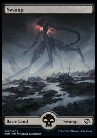 (282) Magic The Gathering The Brothers' War Single: Swamp (V.1) Land