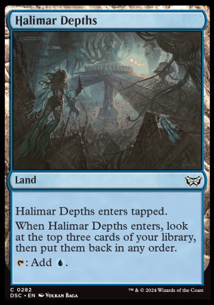 (282) Magic The Gathering Commander: Duskmourn: House of Horror Single: Halimar Depths Common