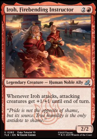 (282) Magic The Gathering Magic: The Gathering | Avatar: The Last Airbender: Eternal Single: Iroh, Firebending Instructor (V.2) Holo Uncommon