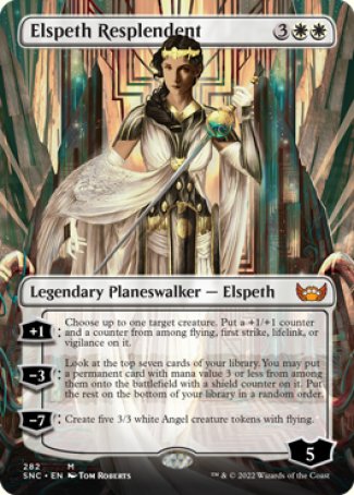 (282) Magic The Gathering Streets of New Capenna: Extras Single: Elspeth Resplendent (V.1) Mythic