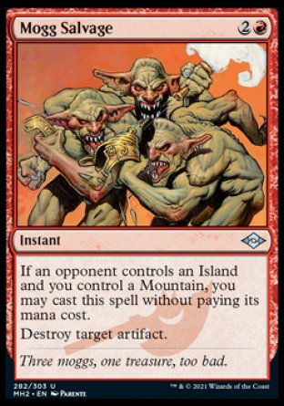 (282) Magic The Gathering Modern Horizons 2 Single: Mogg Salvage (V.2) Uncommon