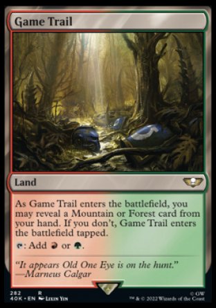 (282) Magic The Gathering Universes Beyond: Warhammer 40000 Single: Game Trail Rare