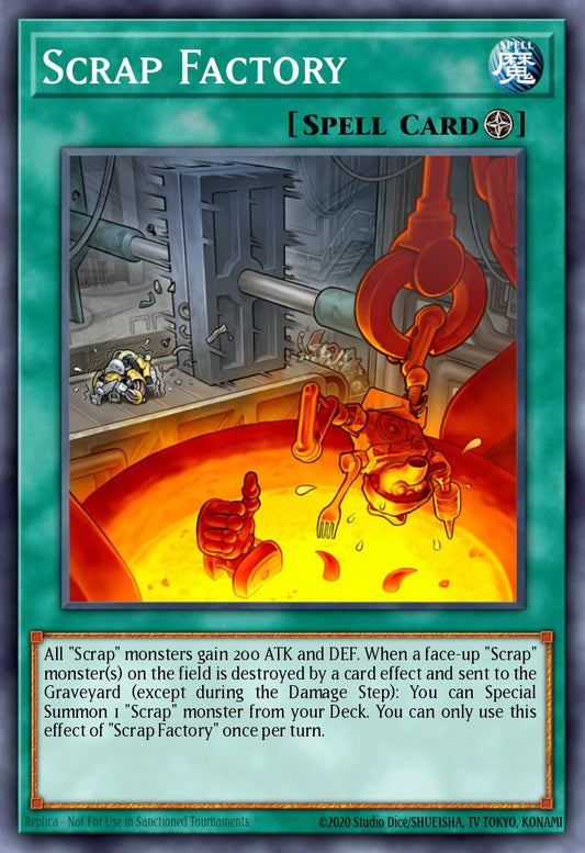 (066) YuGiOh TCG PRIO: Primal Origin Single: Scrap Factory  Common