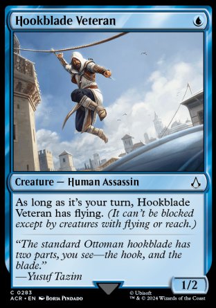 (283) Magic The Gathering Universes Beyond: Assassin's Creed: Extras Single: Hookblade Veteran Common