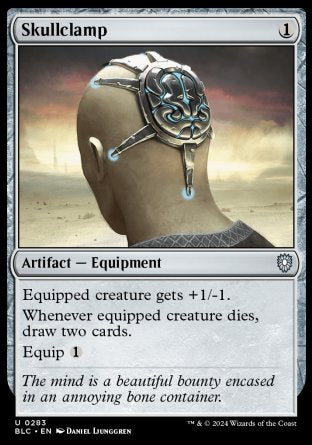 (283) Magic The Gathering Commander: Bloomburrow Single: Skullclamp Uncommon