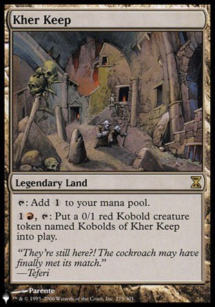 (275) Magic The Gathering The List Single: Kher Keep Rare