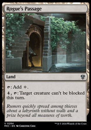 (284) Magic The Gathering Commander: Murders at Karlov Manor Single: Rogue's Passage Uncommon
