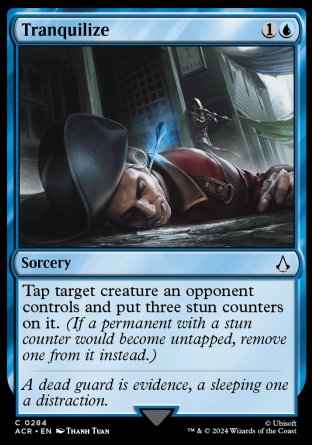 (284) Magic The Gathering Universes Beyond: Assassin's Creed: Extras Single: Tranquilize Common