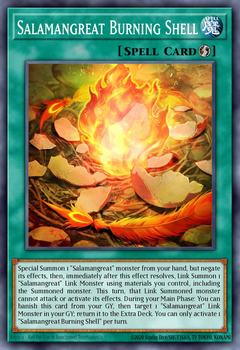 (179) YuGiOh TCG MP20: 2020 Tin of Lost Memories Mega Pack Single: Salamangreat Burning Shell Common